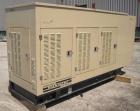 Used Generac 100kW natural gas generator set. Generac 2000 series model 3031950200. Ford 6.8L engine model OD 3454. 3/60/120/208V. 400 amp main line circuit breaker. Includes a battery charger. 97.1 ...
