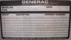 Used Generac 100kW natural gas generator set. Generac 2000 series model 3031950200. Ford 6.8L engine model OD 3454. 3/60/120/208V. 400 amp main line circuit breaker. Includes a battery charger. 97.1 ...