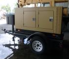 Used- Olympian / Generac 20 kW Trailered Portable Diesel Generator Set, Model 94A-04230. 60/120/240V. Approximate 1500 hours...