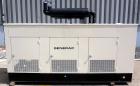 Used- Generac 80 kW standby propane fuel generator set, model 96A02334-S.