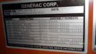 Used Generac 180 kW standby (140kW prime) diesel generator set, model 97A01001-S, type SD180-K367.5018CPNNC, SN-2033303. Generac 7.5DTA 7.5 liter engine rated 288 HP @ 1800 RPM. 3/60/277/480V. Curren...