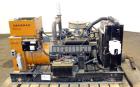 Used Generac 45 kW Natural Gas Generator Set. Generac model 98A06656-S, serial #2045168. Generac 4.3L engine. 3/60/120/240V. 100 Amp mainline circuit breaker. Battery charger. Muffler ships loose. 32...