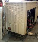 Used Generac 50 kW prime rated natural gas generator set, model DG 50 SN-3675473. Generac 5.7L engine rated 74 HP @ 1800 RPM. 3/60/120/208V. 200 Amp main-line circuit breaker. Weather enclosure. 49 h...
