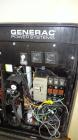Used Generac 50 kW prime rated natural gas generator set, model DG 50 SN-3664156. Generac 5.7L engine rated 74 HP @ 1800 RPM. 3/60/120/208V. 200 Amp main-line circuit breaker. Weather enclosure. 115 ...
