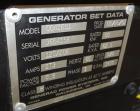 Used Generac 50 kW prime rated natural gas generator set, model DG 50 SN-3664156. Generac 5.7L engine rated 74 HP @ 1800 RPM. 3/60/120/208V. 200 Amp main-line circuit breaker. Weather enclosure. 115 ...