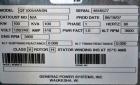 Used Generac 100 kW Natural Gas Generator Set,Model QT10054ANSN Serial 4846527, 1/60/120/240V. 450 Amp main-line circuit breaker. Weather Enclosure, Year 2007, 0.6 Hours.Load tested 1/4/2012.