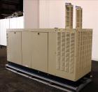 Used Generac 150 kW standby natural gas generator set, model QT15068GNSN, SN-4349093. Ford 6.8L V-10 engine rated 254 HP at 3600 RPM. 3/60/120/208V. 600 Amp main-line circuit breaker. Weather enclosu...
