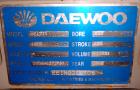 Used Hess / Daewoo 220 kW natural gas generator. Daewoo model GE12TI engine.