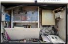 Used Hess / Doosan 400 kW natural gas generator. Doosan model GV222TIC engine.