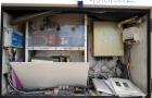 Used Hess / Doosan 400 kW natural gas generator. Doosan model GV222TIC engine.