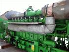 Used Jenbacher 2000 kW natural gas generator. Jenbacher J616GS engine