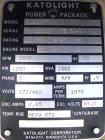Used Katolight 1250 kW Stand By / 1120 Prime Rated Diesel Generator Set. Katolight generator set model D1250FRY4. Mitsubishi model S12R PTA 2 engine rated 1972 HP @ 1800 RPM, turbocharged-aftercooled...
