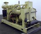 Used Kohler 90kW continuous rated natural gas generator set.Kohler model 100RZ288, SN-299191. Ford model LSG-8751-6005-A engine, SN-05122 A-07. 3/60/120/280V. RB.Heat exchanger cooled via Young model...