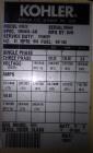 Used Kohler 100 kW natural gas generator model 100RZG, GM 8.1L engine