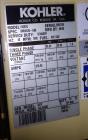 Used Kohler 90 kW standby (85 kW prime) natural gas portable / trailered genera