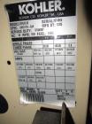 Used Kohler 80 kW Standby Diesel Generator Set, model 80REOZJB, serial #2074966. John Deere model 4045TF250 engine rated 134 hp @ 1800 rpm, EPA Tier I certified, serial #PE4045T515508. 3/60/277/480V....