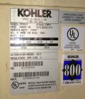 Used Kohler 255 kW Standby Diesel Generator Set, Model 250REOZJD, SN-2288894.