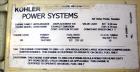 Used Kohler 265 kW  diesel generator model 250REOZV. Volvo TAD1031GE engine