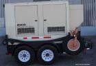 Used Kohler 33 kW prime rated, portable / trailer mounted, diesel generator set, model 30REOZJB SN- 0789170. John Deere 3029TF150 engine rated 64 HP @ 1800 RPM, SN-PE3029T335146. 3/60/120/208V and 1/...