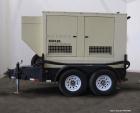 Used Kohler 33 kW Prime Rated, Portable / Trailer Mounted, Diesel Generator Set, Model 30REOZJB, Serial #2004451.  John Deere 3029TF150 engine rated 64 hp @ 1800 rpm, serial #PE3029T374205. 3/60/120/...