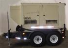 Used Kohler 33 kW prime rated, portable / trailer mounted, diesel generator set, model 30REOZJB, SN-0792225.  John Deere 3029TF150 engine rated 64 HP @ 1800 RPM, SN-PE3029T348236.  3/60/120/208V and ...
