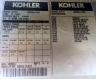 Used KOHLER 400KW Standby Diesel Generator, Model 400ROZD.