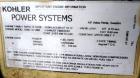 Used Kohler 475 kW diesel generator set, Model 500REOZV, SN-2063752. Volvo model TAD1641GE D500 16.1B65 4-cycle turbocharged engine rated 757 HP @ 1800 RPM, EPA Tier II certified. 3/60/120/208/277/48...