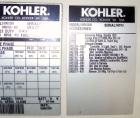 Used Kohler 475 kW diesel generator set, Model 500REOZV, SN-2063752. Volvo model TAD1641GE D500 16.1B65 4-cycle turbocharged engine rated 757 HP @ 1800 RPM, EPA Tier II certified. 3/60/120/208/277/48...