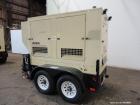 Used Kohler 55 kW Standby (50 kW prime) Diesel Generator Set, trailer mounted, model 50REOZJB, serial #2146207. John Deere 4045TF270 engine rated 110 hp at 1800 rpm, serial #PE4045T656683, emissions ...