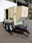 Used Kohler 55 kW Standby (50 kW prime) Diesel Generator Set, trailer mounted, model 50REOZJB, serial #2146207. John Deere 4045TF270 engine rated 110 hp at 1800 rpm, serial #PE4045T656683, emissions ...