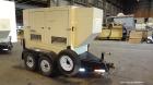 Used John Deere / Kohler 55 kW Standby (50 kW prime) diesel generator set, portable / trailer mounted, model 50REOZJB,  SN-2149456. John Deere 4045TF270 engine rated 110 HP at 1800 RPM, emissions EPA...