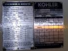 Used Kohler 600kW standby (545 kW prime) diesel generator set, model 600ROZD71,