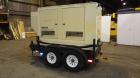 Used Kohler 54 kW standby (50 kW prime) rated diesel generator set, trailer mounted, model 60REOZJB, SN-791303. John Deere 4045TF270 engine rated 110 HP @ 1800 RPM, emissions EPA tier 2 certified, SN...
