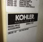 Used Kohler 58 kW Standby (53 kW Prime) Diesel Generator Set, Model 60REOZJB, Serial #2141423.  John Deere model 4045TF270 engine rated 110 hp @ 1800 rpm, serial #PE4045T635629, emissions EPA tier 2 ...