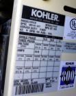 Used Kohler 58 kW Standby (53 kW Prime) Diesel Generator Set, Model 60REOZJB, Serial #2141423.  John Deere model 4045TF270 engine rated 110 hp @ 1800 rpm, serial #PE4045T635629, emissions EPA tier 2 ...