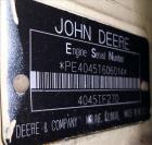 Used Kohler / John Deere 58 kW diesel generator, model 60REOZJB. John Deere 404