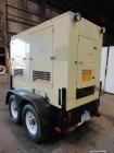 Used- John Deere / Kohler 55 kW standby (50 kW prime) diesel generator set, portable / trailer mounted, model 50REOZJB, SN-2...