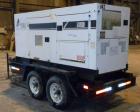 Used MQ Power / Multiquip Whisperwatt trailered 110 kW standby rated / 100 kW prime rated diesel generator set. Whisperwatt model DCA-125SSJU, SN-7500387. John Deere model 6068TF250, SN-PE6068T055366...