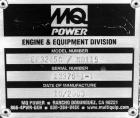 Used MQ Power 115kW standby (104kW prime) diesel generator set. MQ model KD115. Volvo engine model TD 720 GE, SN-5300669869. Generator model 363PSI1607, SN- LM-379211-1202, 3/60/120/208/277-480V, vol...