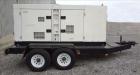 Used MQ / Multiquip 158kW standby, 144kW (180kVA) prime, portable / trailered diesel generator set, model DCA-180SSK, SN-3700232. Komatsu SA6D108E-2 engine rated 217 hp at 1800 RPM, SN-32937. 3/60/27...
