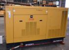 Used CAT / Olympian 100 kW natural gas generator set, model G100F1 SN- E4640A/001. 3/60/120/208V. 400 Amp main-line circuit breaker. Weather Enclosure.195 hours. Year 1999.