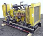 Used CAT / Olympian 70 kW natural gas generator set. Model G75F1, SN-F1729H/001. 3/60/120/208V reconnectable to other voltages. 250 Amp main-line circuit breaker. Muffler ships loose. 25 hrs. Year 20...