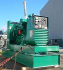 Used Cummins / Onan 80 kW standby diesel generator set, rated 58kW as single phase. Set model number 80DGDAL30481M, SN-A890201023,Cummins enginemodel 3597 SN-44324308 rated 135HP @ 1800RPM. gen 1/60/...