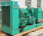 Used Cummins / Onan 175 KW standby / 160 KW prime diesel generator set, model DGFB, serial #A960596178. Cummins 6CTA8.3-G2 engine, serial #45291041, rated 277 hp @ 1800 rpm, turbocharged and aftercoo...