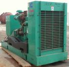Used Cummins / Onan 175 KW standby / 160 KW prime diesel generator set, model DGFB, serial #A960596178. Cummins 6CTA8.3-G2 engine, serial #45291041, rated 277 hp @ 1800 rpm, turbocharged and aftercoo...