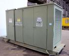 Used Stewart & Stevenson / Waukesha 80kW continuous natural gas generator set. Waukesha model F11G natural gas engine rated 114HP @ 1800 RPM SN-5350202. 3/60/277-480V. Weather enclosure. Engine yr 19...