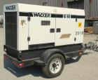 Used Wacker G50 Mobile Diesel Generator Set, 42 kW standby, 38 kW prime. Wacker serial# 5534556. John Deere model 4045DF270D engine, serial# PE40450415845 . Marathon Magnaplus generator end 3/60/208/...