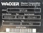 Used Wacker G50 Mobile Diesel Generator Set, 42 kW standby, 38 kW prime. Wacker serial# 5534556. John Deere model 4045DF270D engine, serial# PE40450415845 . Marathon Magnaplus generator end 3/60/208/...