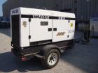 Used Wacker G50 Mobile Diesel Generator Set, 42 kW standby, 38 kW prime. John Deere model 4045DF270D engine, serial #PE40450415845. Marathon Magnaplus generator end 3/60/208/240/460/480V also rated 1...