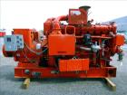 Used Waukesha 406 kW continuous rated natural gas generator set, model VGF24GLD